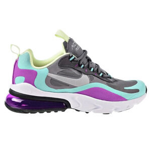 Nike Air Max 270 React 'Gunsmoke Aurora Violet' Size 5.5 Youth